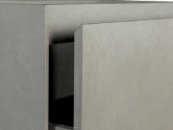Hangend Badkamermeubel Met Ingebouwde Wastafel - Betongrijs - 80 Cm - Sosthene
