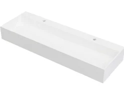 Hangend Wastafelblad - Wit - L120 X B40 X H15 Cm - Yamdrok