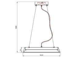 Hanglamp Met Ledverlichting Van Metaal En Aluminium - D45 Cm - Wit En Naturel - Derry