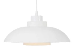 Hanglamp Van Metaal - D34 X H120 Cm - Wit - Briliva