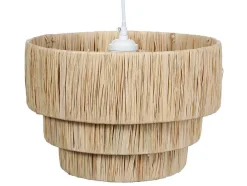 Hanglamp Van Raffia - D30 X H171 Cm - Naturel - Sarnia