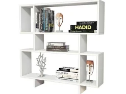 Hera Boekenkast, Wit, 100X22X111 Cm, Epikasa