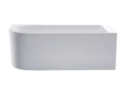 Hoekbad - 201 Liter - 150 X 75 X 58 Cm - Wit - Rechtse Hoek - Anika