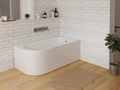 Hoekbad - 240L - 170 X 75 X 58 Cm - Rechtse Hoek - Anika
