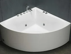 Hoekbadkuip Agyness - 263L - 135 X 135 X H57 Cm