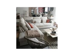Hoekbank Van Ribfluweel Mondovi - Beige - Hoek Links