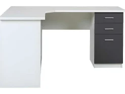 Hoekbureau Norwy - 2 Deuren & 2 Laden - Mdf Blad Met Granieteffect