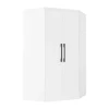 Hoekkast Met 2 Deuren - L101 Cm - Wit - Aurali