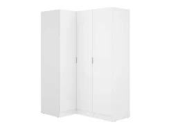Hoekkast Met 3 Deuren - L132 Cm - Wit - Listowel