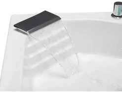 Hoekmassagebad Met Watervalsysteem Aglena - 2 Personen - 350 L - 150 X 150 X 60 Cm