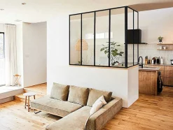 Hoekraam Werkplaats Van Gepoedercoat Aluminium - L120 X B60 X H130 Cm - Zwart - Bayview