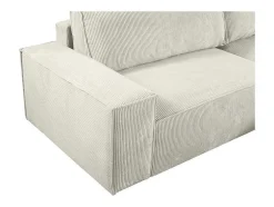 Hoekslaapbank Amelia Van Pascal Morabito - Ribfluweel - Beige - Hoek Rechts