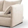 Hoekslaapbank Teodora Van Pascal Morabito - Ribfluweel - Beige - Hoek Links