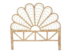 Hoofdbord 140 Cm - Rotan - Naturel - Flosia