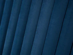 Hoofdeinde Sarah Met Verticale Naden - 140 Cm - Fluweel - Donkerblauw