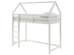 Hoogslaper 90 X 190 Cm - Massief Grenen - Wit - Tarzia