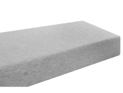 Hoogslaper 90 X 200 Cm Met Bureau, Slaapbank En Opbergruimte - Massief Grenen - Gebleekt + Matras - Goliath Iii