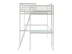 Hoogslaper Casual Ii - 140 X 190 Cm - Met Bureau - Wit