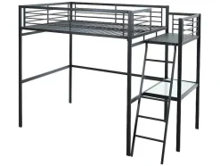 Hoogslaper Casual Ii - Bed 140 X 190 Cm - Bureau - Antraciet