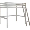 Hoogslaper Gedeon - 140 X 190 Cm - Massief Grenen - Gebleekt