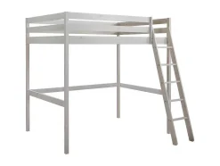 Hoogslaper Gedeon - 140 X 190 Cm - Massief Grenen - Gebleekt