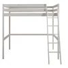 Hoogslaper Gedeon Ii - 140 X 190 Cm - Massief Grenen - Gebleekt + Matras