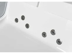 Hydromassagebad Met 2 Panoramische Glazen 170 X 120 Cm 8 Jets Gemma