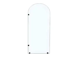 Italiaanse Douchewand Ronde Hoeken - 90 X 215 Cm - Airlie