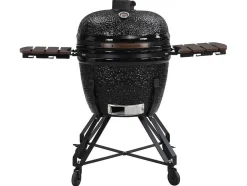 Kamado-Houtskoolbarbecue Van Keramiek En Bamboe 67 X 85 X 120 Cm - Ayumi