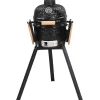 Kamado-Houtskoolbarbecue Van Keramiek En Bamboe 32 X 52 X 94 Cm - Eriko