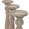 Kandelaar H360 (Set Van 3), Naturel Bruin