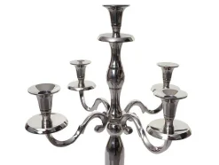 Kandelaar Mcw-D81 5-Armig, Kleur: Zilver