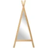 Kinderspiegel Van Teakhout - B55 X H120 Cm - Naturel - Batam