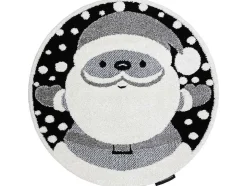 Kindertapijt Joy Rond , Santa Sinterklaas Voor Kinderen - Structuree Cercle 160 Cm