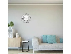Klok Numbers, Wit, Zwart, 50X1,5X50 Cm, Epikasa