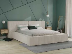 Kofferbed 160 X 200 Cm - Corduroy - Beige - Timano - Van Pascal Morabito