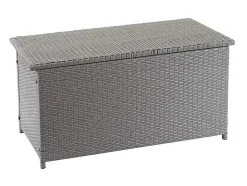 Kussenbox Van Polyrattan Mcw-D88 Iii, Basic Grijs, 63X135X52Cm 320L