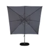 Leeds Parasol Grijszwart.