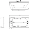 Massagebad Gavino - 1 Persoon - 75X150Xh65Cm - Linkse Hoek