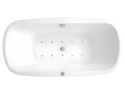 Massagebad Met Ledverlichting - Balneo Therapie Sirgao - 1 Persoon - 155L - 75X150Cm - Wit