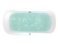 Massagebad Met Ledverlichting - Balneo Therapie Sirgao - 1 Persoon - 155L - 75X150Cm - Zwart