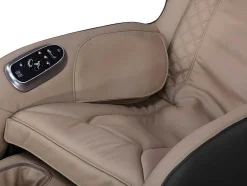 Massagestoel Kasou Van Kunstleer Met Led-Verlichting - Met Bluetooth - Beige
