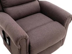 Massagestoel Met Elektrische Sta-Op Functie - Bruin - Lovari