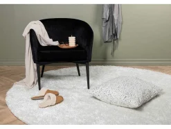 Mattis Vloerkleed O200 Cm Polyester Wit.