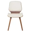 Mcw-B16 Eetkamerstoel (Set Van 2), Kunstleer Creme