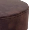 Mcw-C22 Kruk, Imitatie Suede, Vintage Donkerbruin