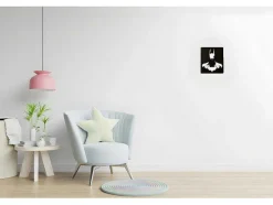 Metalen Decoratie Batman 2, Zwart, 42X1,5X48 Cm, Epikasa