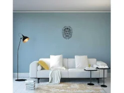 Metalen Decoratie Leeuw 4, Zwart, 40X1,5X50 Cm, Epikasa