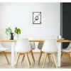 Metalen Decoratie Schoppenaas, Zwart, 32X1,5X48 Cm, Epikasa