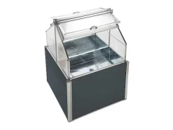 Mini-Tuinkas Van Polycarbonaat En Structuur Van Aluminium - L120 X B120 X H169 Cm - Antraciet - Genista